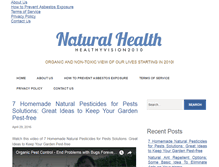 Tablet Screenshot of healthyvision2010.org